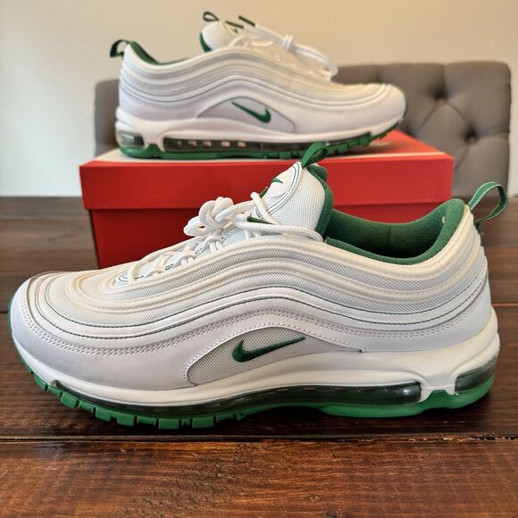 Nike Air Max 97 Pine Kelly Green White Philadelphia Eagles Shoes